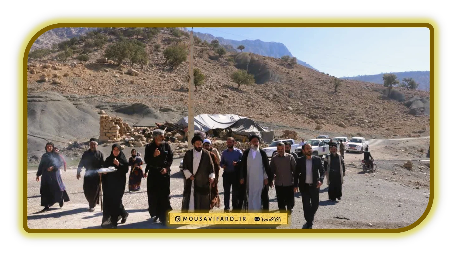 دیدار نماینده ولی فقیه در خوزستان با اهالی روستای "درویش احمد" اندیکا