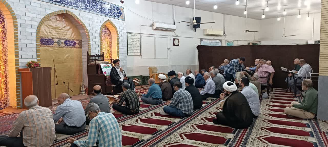 دیدار با نمازگزاران مسجد علی الهادی(ع) و مومنین منطقه آریاشهر اهواز