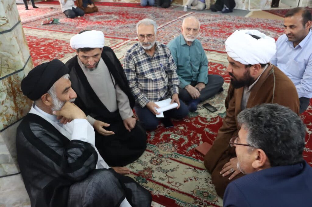 ارائه گزارش پروژه فاضلاب اهواز به حجت الاسلام والمسلمین موسوی فرد