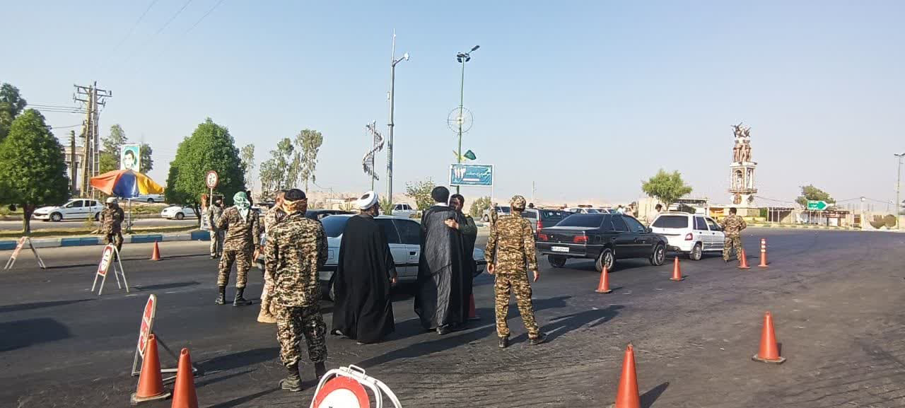 حضور در جمع حافظان امنیت شهرستان هفتگل