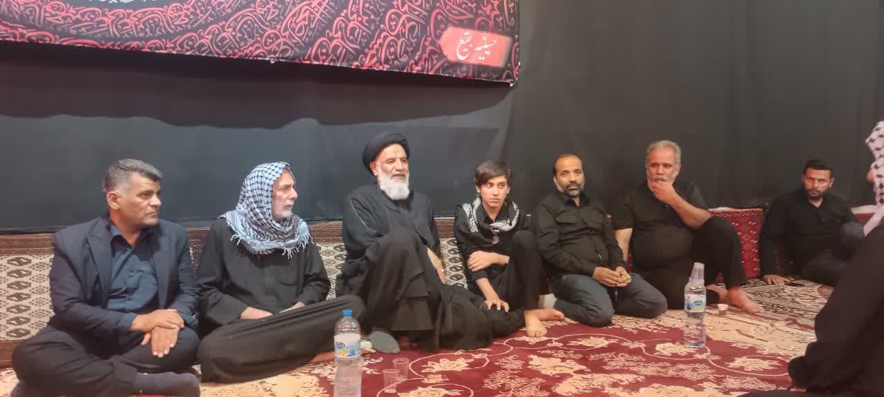 مراسم هفتمین روز عروج شهید راه قدس مسلم سمسار در روستای قلعه سحر الهایی