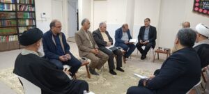دیدار جمعی از متولیان عرضه و نظارت کالاهای اساسی خوزستان با نماینده ولی فقیه در استان نماینده ولی فقیه در استان خوزستان و امام جمعه اهواز