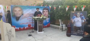 یادواره اولین شهید جنگ تحمیلی در مسجدسلیمان نماینده ولی فقیه در استان خوزستان و امام جمعه اهواز