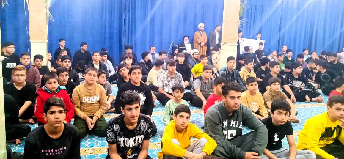 حضور در جمع معتکفین شهر باغملک