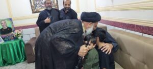 دیدار با خانواده شهید مدافع وطن مرتضی محبی