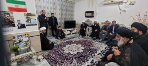 دیدار با خانواده شهید مدافع وطن ابوالفضل نصرالهی در شهرستان شوش نماینده ولی فقیه در استان خوزستان و امام جمعه اهواز