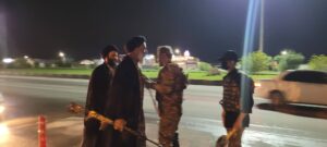 حضور در جمع بیش از ۷۰ گشت و ایست و بازرسی فراجا و بسیج در سطح استان خوزستان نماینده ولی فقیه در استان خوزستان و امام جمعه اهواز