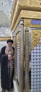 حضور در آستان مقدس دانیال نبی در شهرستان شوش نماینده ولی فقیه در استان خوزستان و امام جمعه اهواز