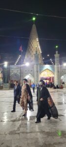 حضور در آستان مقدس دانیال نبی در شهرستان شوش نماینده ولی فقیه در استان خوزستان و امام جمعه اهواز