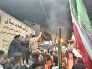 حضور در اجتماعات شبانه و پرشکوه مردمی در شوش دانیال نماینده ولی فقیه در استان خوزستان و امام جمعه اهواز