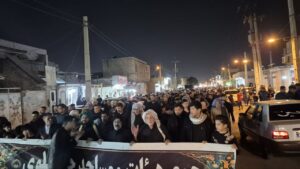 حضور در اجتماع مردمی کوی علوی اهواز ضد استکبار جهانی نماینده ولی فقیه در استان خوزستان و امام جمعه اهواز