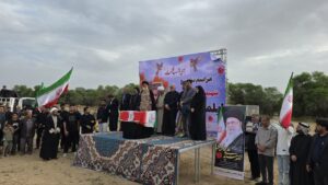 تشییع شهیده ۳ ساله در امیدیه | ایلماه بیلکی نماینده ولی فقیه در استان خوزستان و امام جمعه اهواز