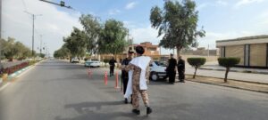 حضور در جمع حافظان امنیت استان خوزستان در جاده‌های بین شهری نماینده ولی فقیه در استان خوزستان و امام جمعه اهواز