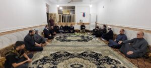 دیدار با خانواده شهید امنیت وطن شهید صالح مقدم در شهرستان کارون نماینده ولی فقیه در استان خوزستان و امام جمعه اهواز