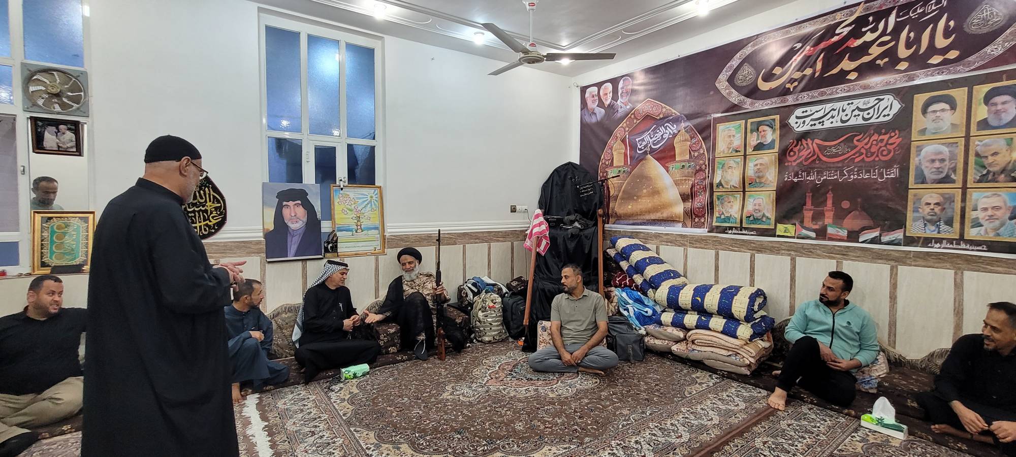موکب خدمت رسانی استان بصره در خوزستان در حمایت کشور دوست و برادر