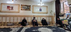دیدار با خانواده شهید مدافع وطن سیدعلیرضا سیدنور نماینده ولی فقیه در استان خوزستان و امام جمعه اهواز
