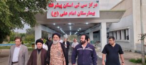 بازدید از آسیب وارده به بیمارستان امام علی(ع) شهرستان اندیمشک در اثر حملات آمریکایی و صهیونیستی نماینده ولی فقیه در استان خوزستان و امام جمعه اهواز