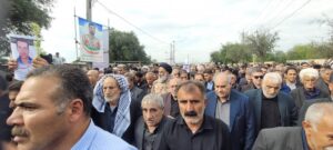 تشییع و اقامه نماز بر پیکر شهید وطن رسول نظری در اندیمشک نماینده ولی فقیه در استان خوزستان و امام جمعه اهواز